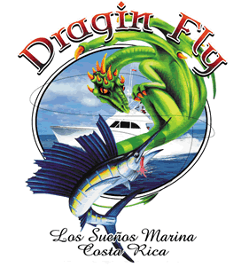 Dragin Fly logo, Sport Fishing Boat in Los Sueños Marina, Costa Rica